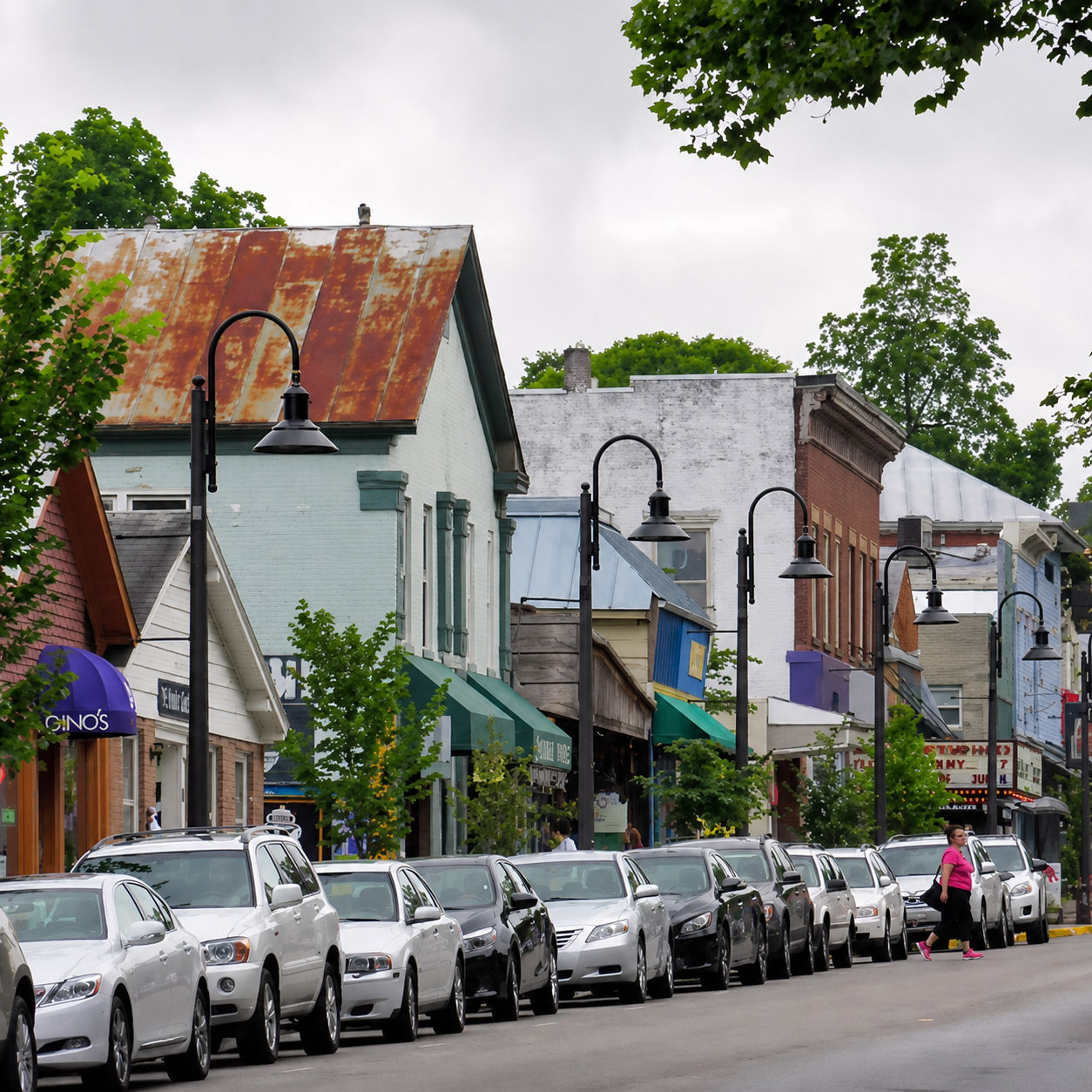 Downtown Yellow Springs Ohio